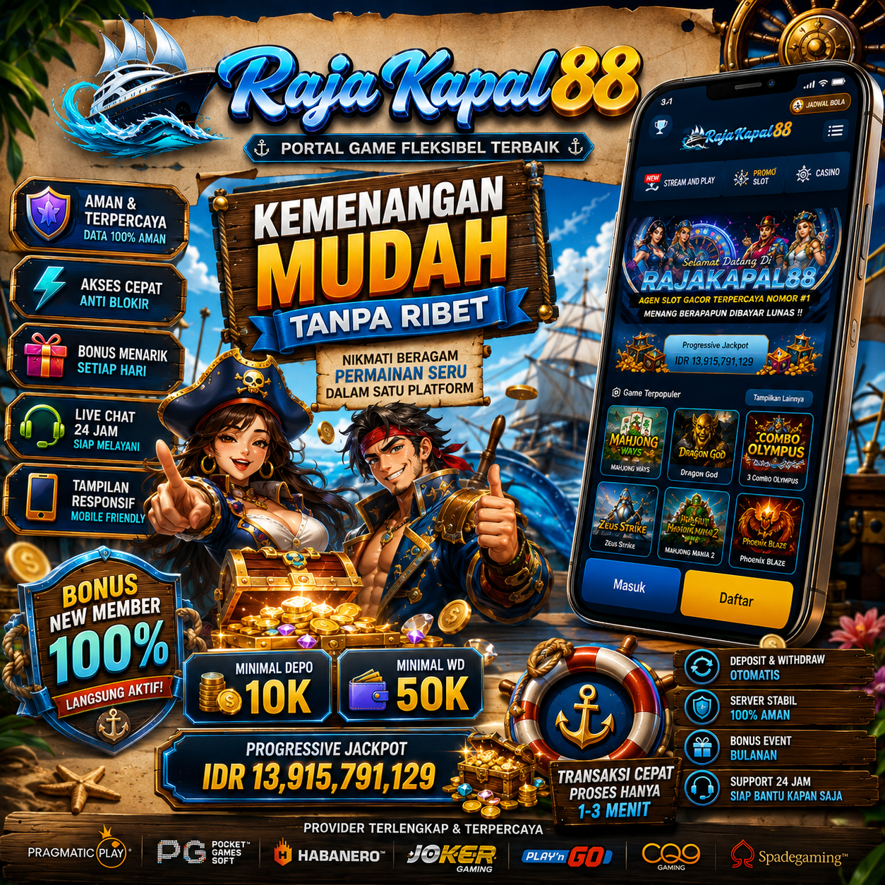 RAJAKAPAL88 : Portal Link Login Situs Slot Gacor & Toto 4D Dengan Cuma Goceng